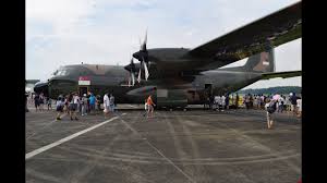 There is no military base but rather a military place in singapore. A Big Military Aircraft At Paya Lebar Air Base Singapore Youtube