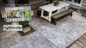 outdoor flooring ideas done in a