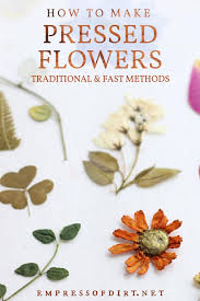 I love summer time, especially seeing all the. How To Press Flowers Leaves Best Methods Eod