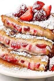 stuffed french toast with strawberries