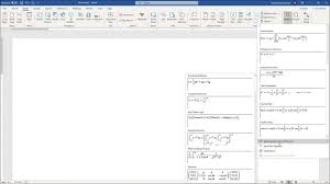 Insert Equations In Word Instructions