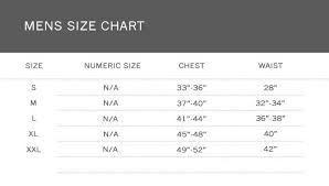 Size Charts For Shibe Vintage Sports Apparel