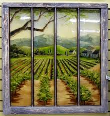 window pane paintings