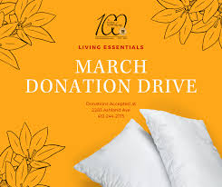 Our 2021 March Donation Drive Living