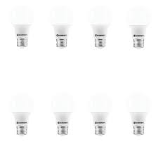 Ecosmart 40 Watt Equivalent A19 Non Dimmable Cec Led Light Bulb Soft White 8 Pack 1001022202 The Home Depot