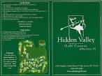 Scorecard & Layout - Hidden Valley Golf Club