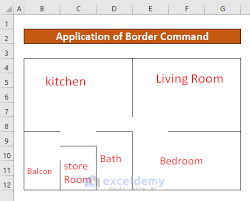 how to draw a floor plan in excel 2
