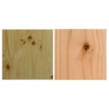 pine wood vs alder wood which is