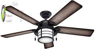 Outdoor Ceiling Fan With Led Light And