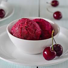 cherry sorbet the perfect puree of