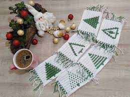christmas mug rugs pattern by bebablanket