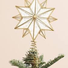 Glittered Star Tree Topper S