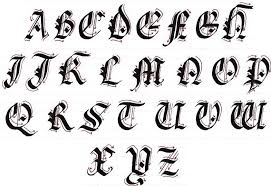 gothic script