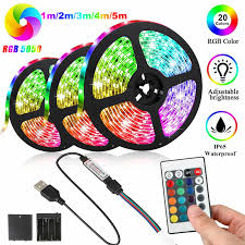Usb Battery Powered Led Light Strip With Rf Wireless Remote Waterproof Flexible For Sale Online Ebay