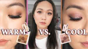 warm vs cool toned makeup on asian 3ce