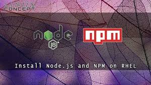 install node js and npm on rhel 7