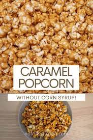 salted caramel popcorn without corn