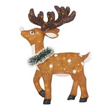 Little Deer Holiday Yard Sculpture