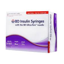 Bd Insulin Syringes Ultra Fine Needle 31g Bd Needles