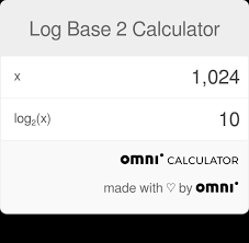 Log Base 2 Calculator