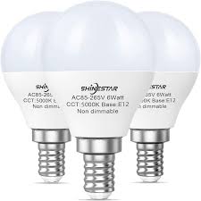 3 Pack Ceiling Fan Light Bulbs 60watt Equivalent 5000k Daylight A15 E12 Led Bul Ebay