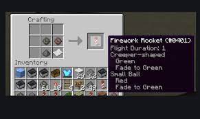 special fireworks in minecraft