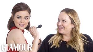 lucy hale does her makeup artist s