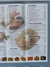 menu at china garden fast food baldock