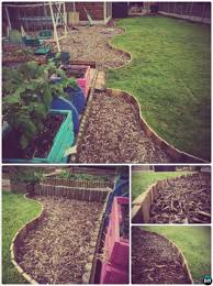 Diy Pallet Wood Garden Edging 20