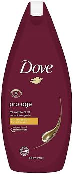 dove pro age body wash shower gel for