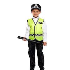 Police boy costume, black, with top, trousers, hat & radio set boys can keep law and order with the police boy costume. Kids Childs Policeman Uniform Fancydress Costume Boy Police Constable Cop Outfit Ebay