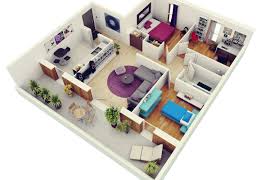 3 bedroom apartment house plans