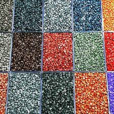 colored nano metallic quartz stone carpet