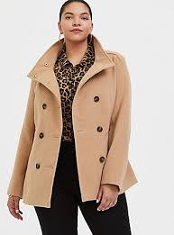 Double Ted Pea Coat Fit And Flare