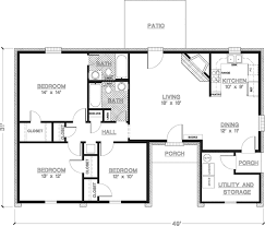 Contemporary Floor Plan Main Floor