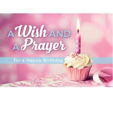 Happy Birthday Postcards A Wish And A Prayer Cupcake Pink P1704
