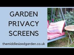 Garden Privacy Screens New Ideas And