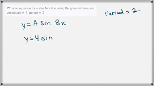 Equation For A Sine Function
