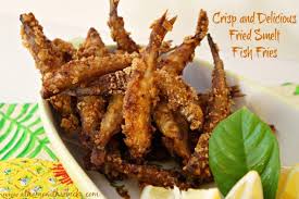 fried smelt fish fries happy father