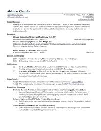 Resume Sample Resume Computer Skills Computer Skills On A