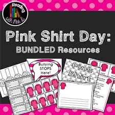 All craft supplies & tools. Pink Shirt Day Activities Worksheets Teachers Pay Teachers