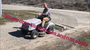 leveling gravel driveway