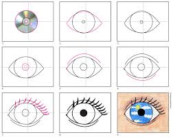 Learn how to draw simple eyes with this illustrated guide. How To Draw An Eye Art Projects For Kids