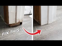 how to fix big door jamb gaps after new