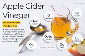 apple cider vinegar nutrition facts and