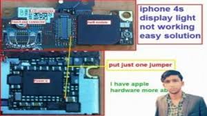 Iphone 4s Display Light Problem Solution Jumper Ways Afsar Mobile Repair 1
