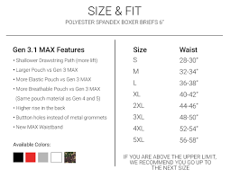 6 Inch Polyester Spandex Medical Boxer Briefs Max Support Gen 3 1 Underwear For Men