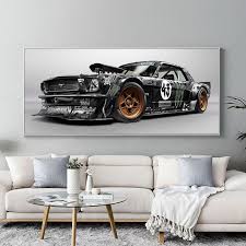 Ford Mustang Rtr Car Sports Canvas