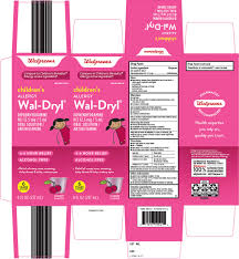 Wal Dryl Allergy Childrens Solution Walgreen Company
