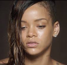 rihanna without makeup in stay video
